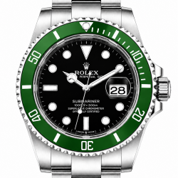 Rolex Submariner Date "Kermit" 40MM 16610LV Black Dial Watch